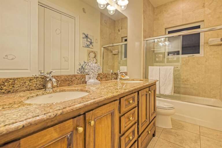 Master bathroom.