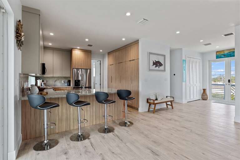 Fully stocked kitchen