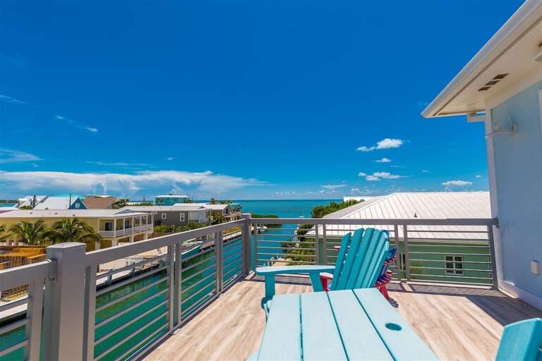 Ocean views from the 2nd level balcony.