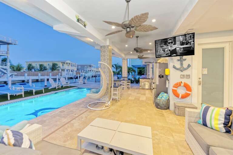 Outdoor seating area.