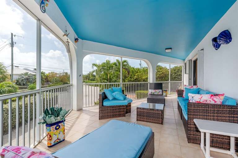 Screened in front balcony