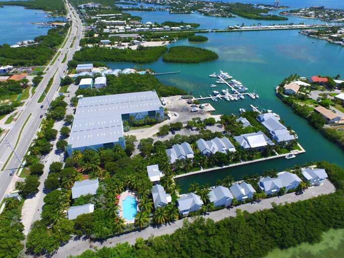 Ariel view of the resort