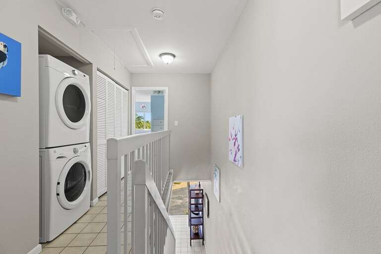 In-unit washer/dryer for your convenience.