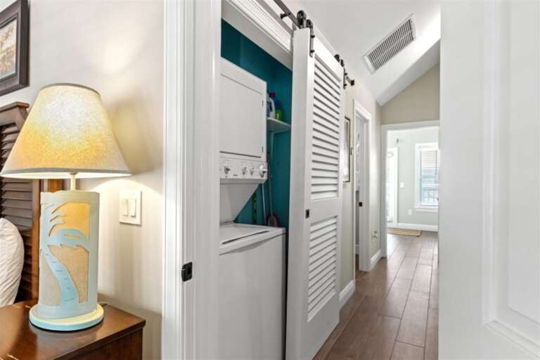 2nd level laundry area.