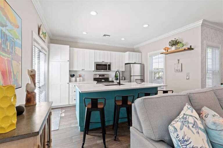 Tastefully decorated.