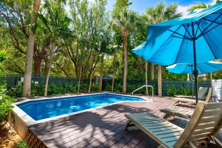 Tropical landscaping.