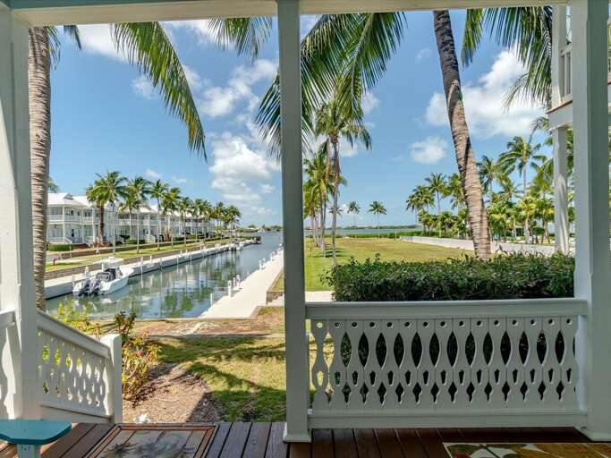 Back porch view. Back porch view.