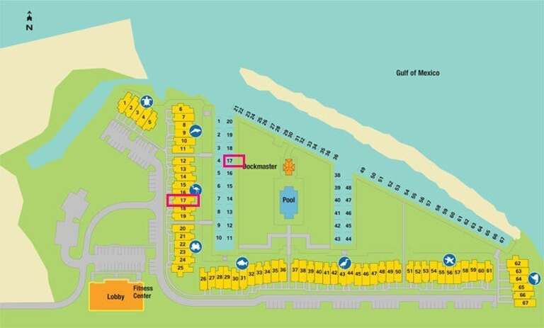 Boat slip 17 is included.
