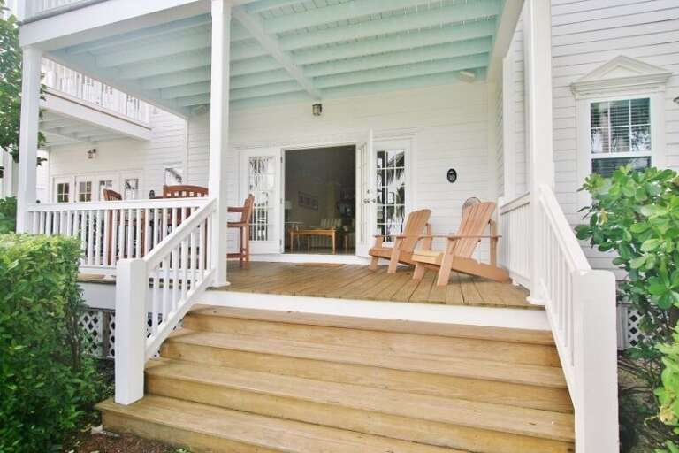 Indigo Reef 10 boasts a generous back porch for your enjoyment.