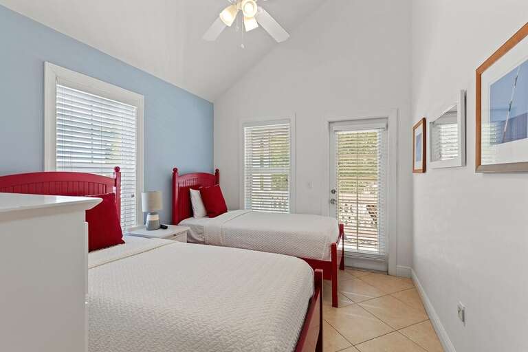 Double the comfort, double the dreams. The 3rd bedroom with 2 twin beds on the 2nd level.