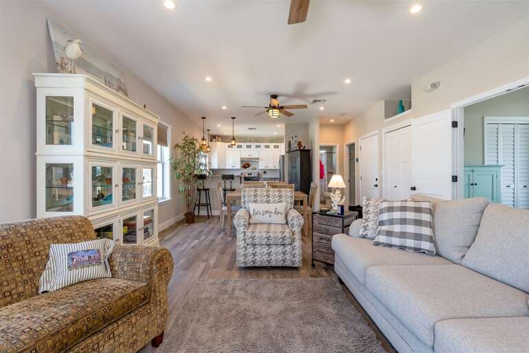 The living area. The living area.