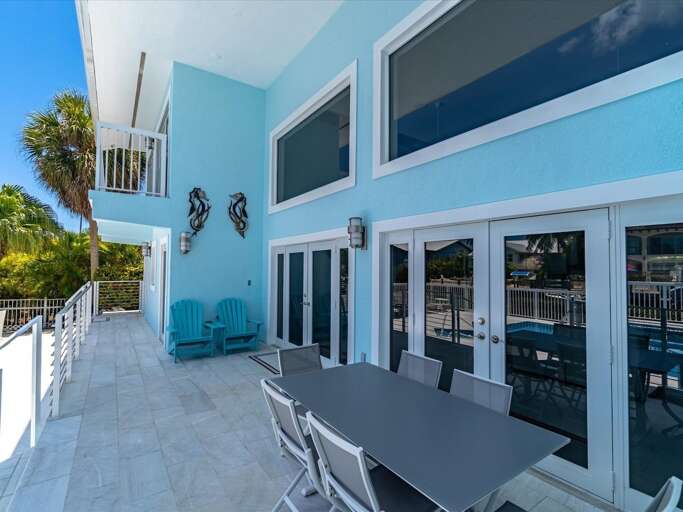 Outdoor seating area for relaxing and enjoying the views.