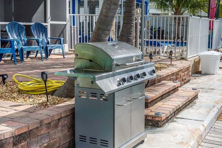 Fire up the propane grill for delicious backyard barbecues and outdoor dining under the sun.