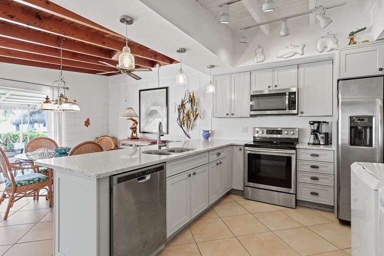 Upgraded appliances and cabinets. Upgraded appliances and cabinets.