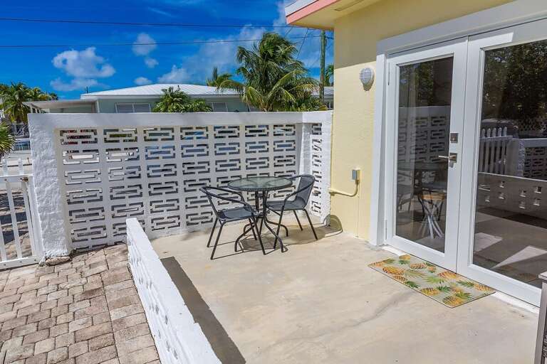 Additional outdoor seating.