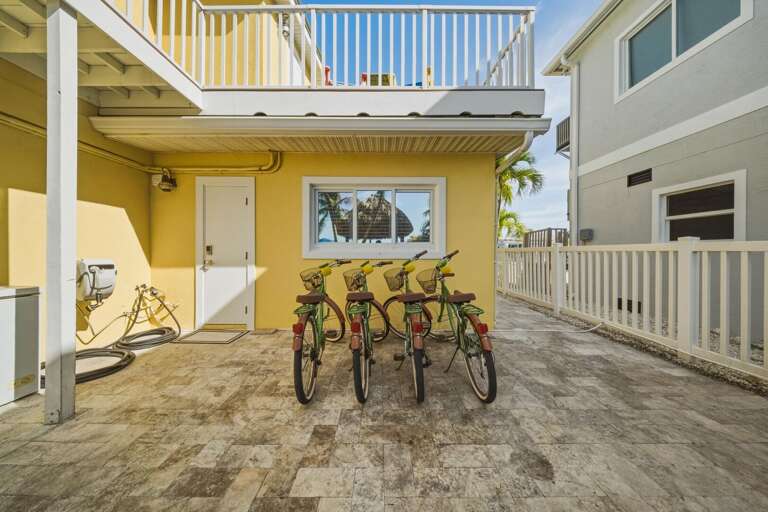 Complimentary bikes available for guests to explore Marathon and the surrounding Florida Keys at their own pace.
