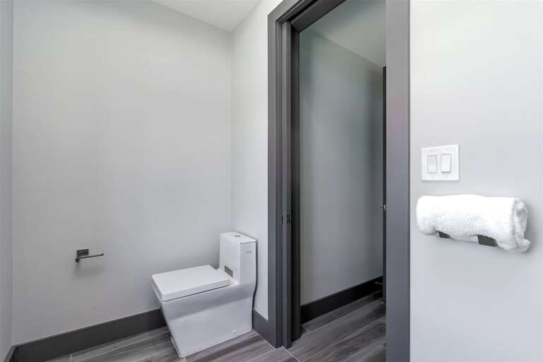 1st level guest bathroom. 1st level guest bathroom.