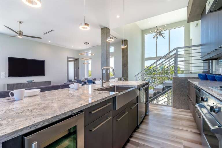 2nd level kitchen. 2nd level kitchen.