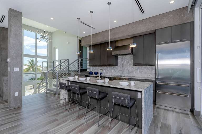 2nd level kitchen. 2nd level kitchen.
