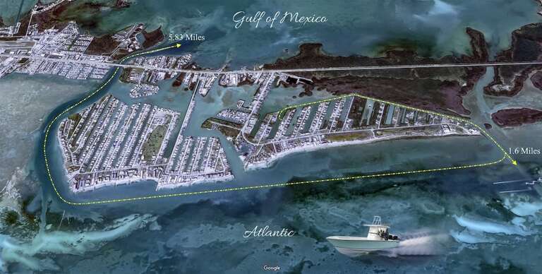 Map to the ocean. Map to the ocean.