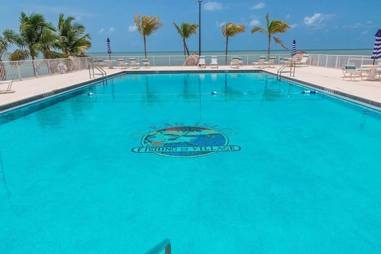 HUGE pool with a view.