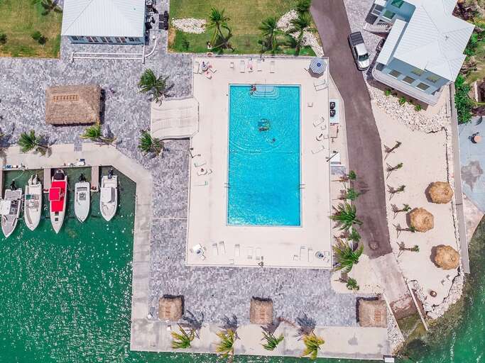 Large community pool.