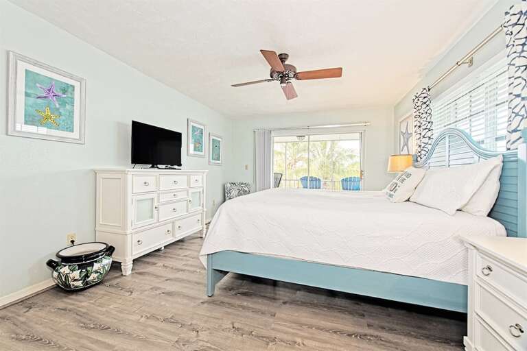 Waterfront master bedroom