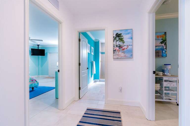 private downstairs area