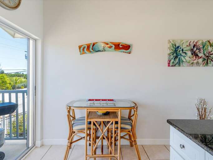 Kitchen nook. Kitchen nook.