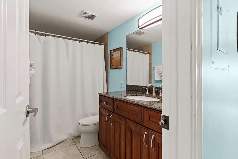1st level shared bathroom