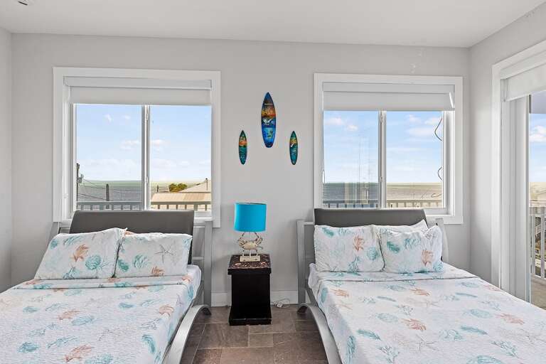 Double the comfort, twice the dreaminess in bedroom 3 on the 2nd level. Sweet slumber awaits in this spacious room with two queen beds Double the comfort, twice the dreaminess in bedroom 3 on the 2nd level. Sweet slumber awaits in this spacious room with two queen beds