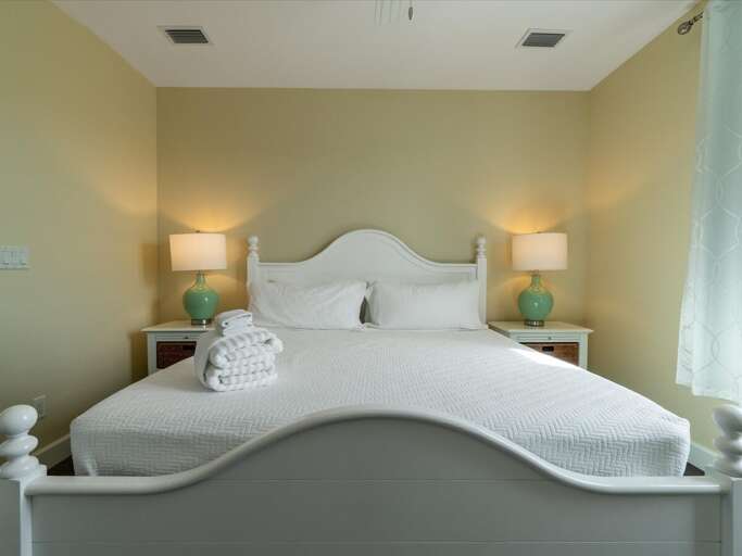 2nd level bedroom 2 with a king bed and has full bathroom access. 2nd level bedroom 2 with a king bed and has full bathroom access.