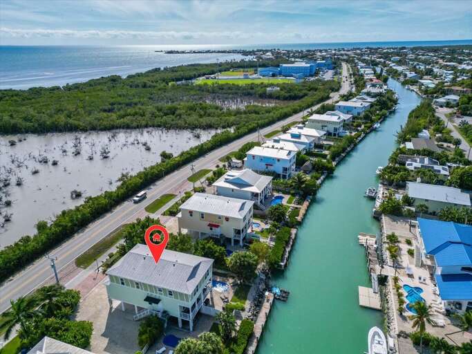 Aerial view. Aerial view.