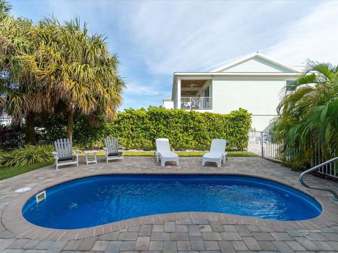 Refresh and unwind in your private saltwater pool. Refresh and unwind in your private saltwater pool.