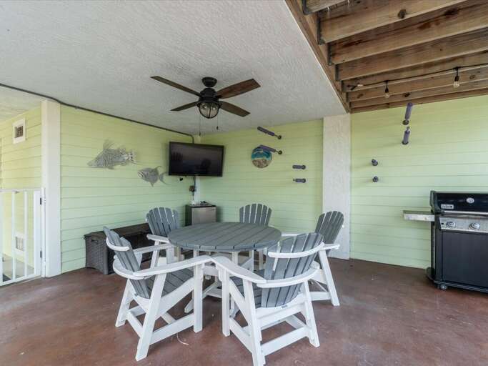 Relax and unwind on the outdoor patio, complete with a TV and pool  your perfect spot for endless entertainment and relaxation. OUTDOOR TV IS OUT OF ORDER Relax and unwind on the outdoor patio, complete with a TV and pool  your perfect spot for endless entertainment and relaxation. OUTDOOR TV IS OUT OF ORDER