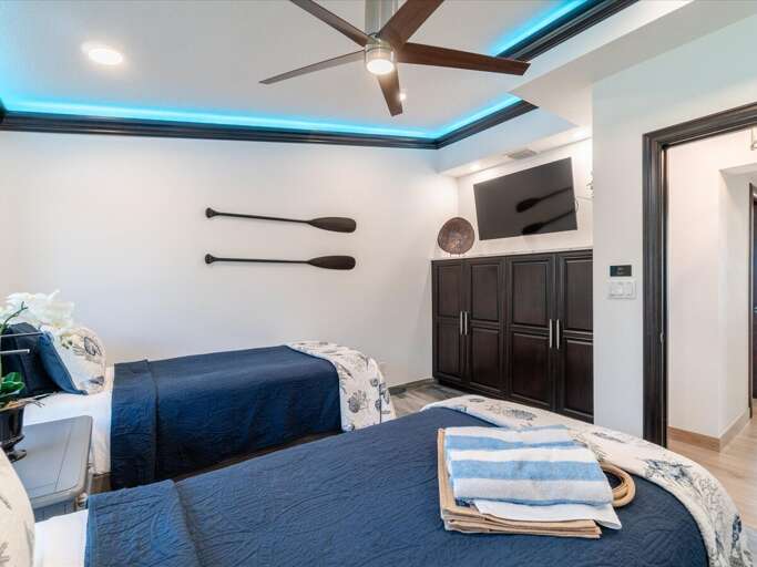 Bay Suite Room equipped with custom lighting