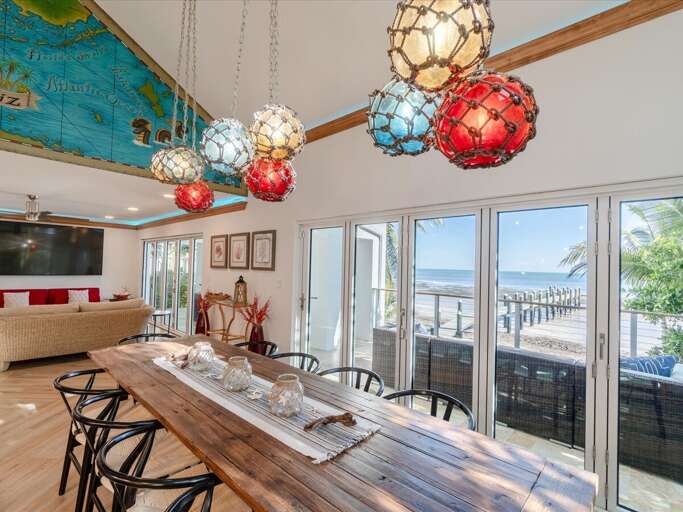 Dine in and enjoy the beautiful views.