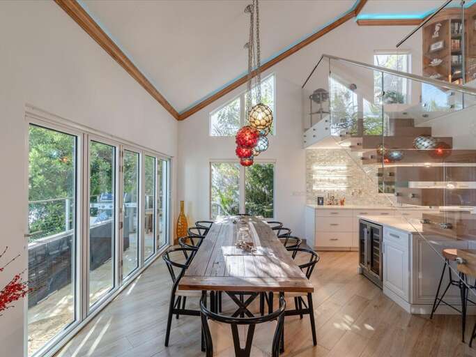 Dining Area with a view.