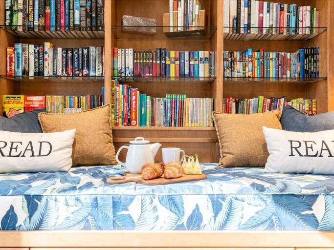 Immerse yourself in one of the many books