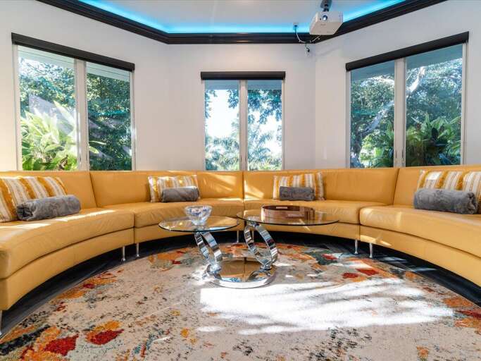 Relax and watch a movie in style.