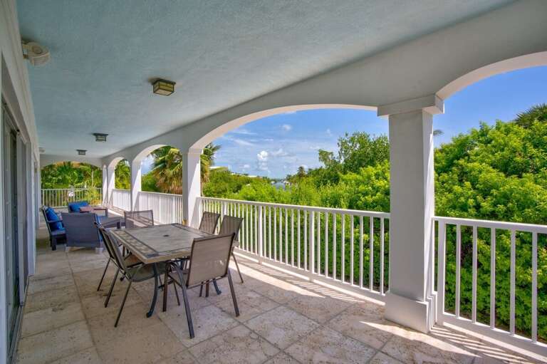 Spacious open balconies with stunning views