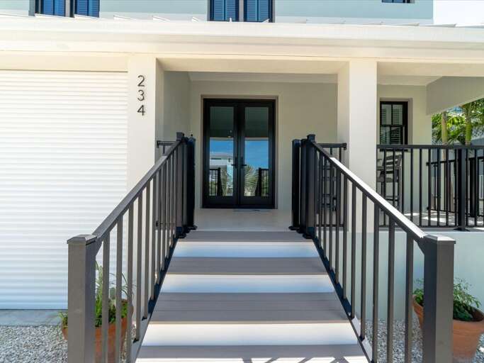 Front porch to paradise. Front porch to paradise.