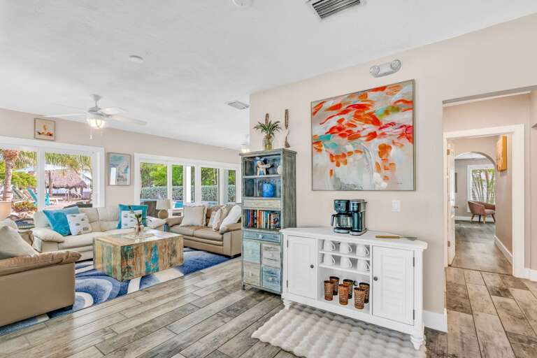 Start your mornings with fresh coffee and stunning ocean views at this cozy coffee bar, the perfect spot to relax and soak in the Florida Keys ambiance.