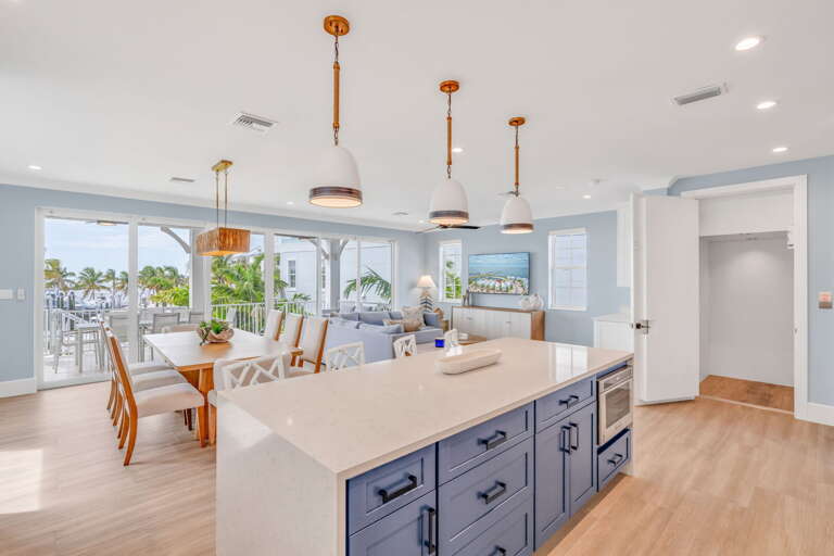 Sleek, modern, and fully equipped, this luxury kitchen is the heart of your Florida Keys vacation