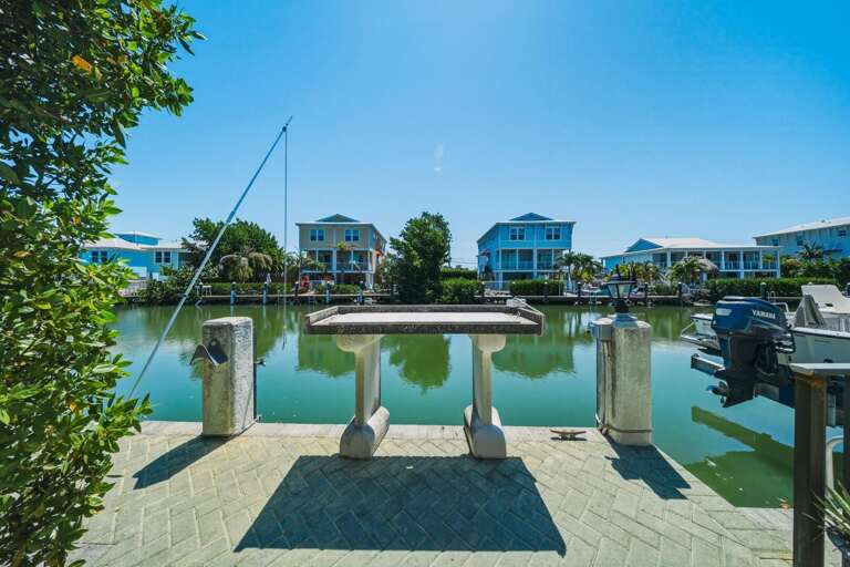 Clean your catch with ease using the dockside fish cleaning station, perfect for anglers visiting Marathon FL.