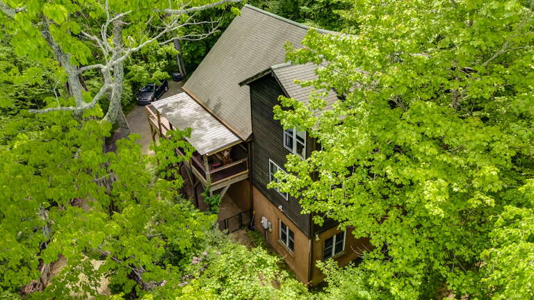 Bird's Eye View At Asheville Town Cabin