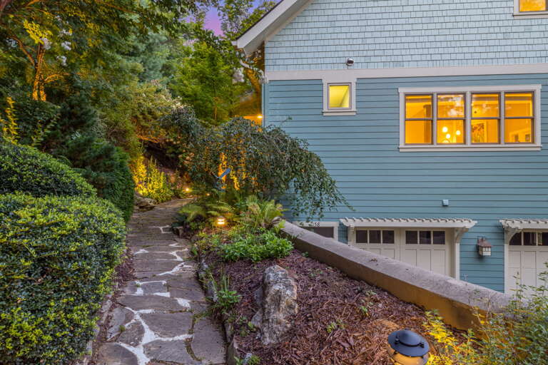 Stone Path To Front Entrance