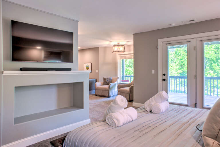 Bedroom 5 - King Bed w/ Smart TV