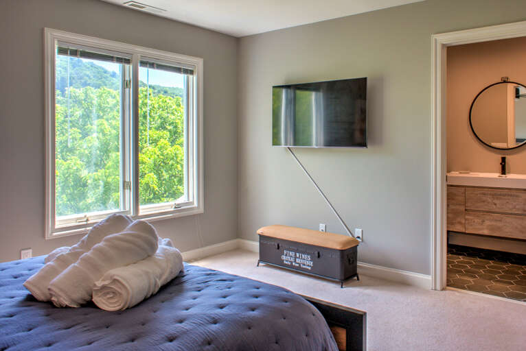 Bedroom Four - Queen Bed w/ Smart TV
