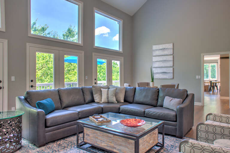 Living Area with Vaulted Ceilings Living Area with Vaulted Ceilings